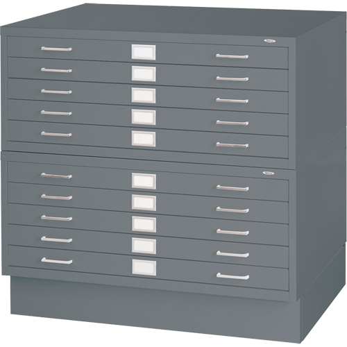 Steel Plan Files, 5 Drawers, 40-3/8" W x 29-3/8" D x 16-1/2" H Kelford