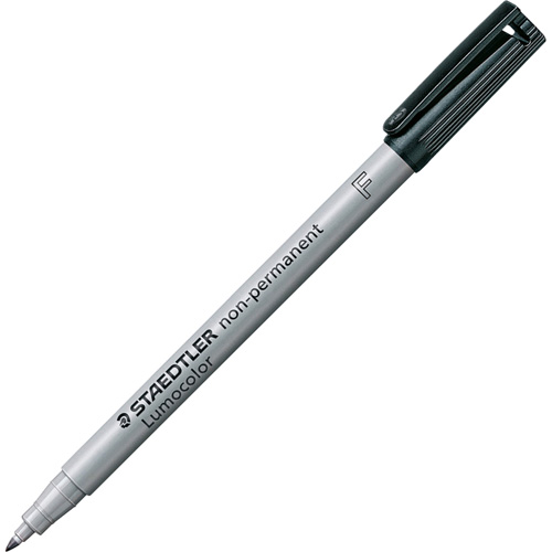 Lumocolor&reg; Non Permanent Fine Tip Black Marker Kelford
