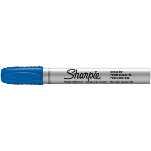 Permanent Markers - Berol Liquid Tip, Blue, Chisel Tip Kelford