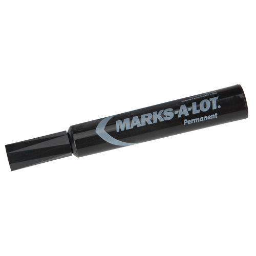 Marqueurs permanents Marks-a-Lot, Noir, Pointe Ciseau Kelford