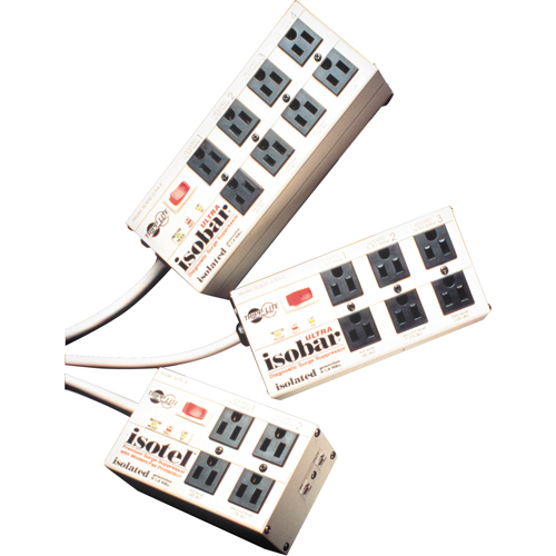 Isobar&reg; Premium Surge Suppressors, 4 Outlets, 3330 J, 1440 W, 6' Cord Kelford