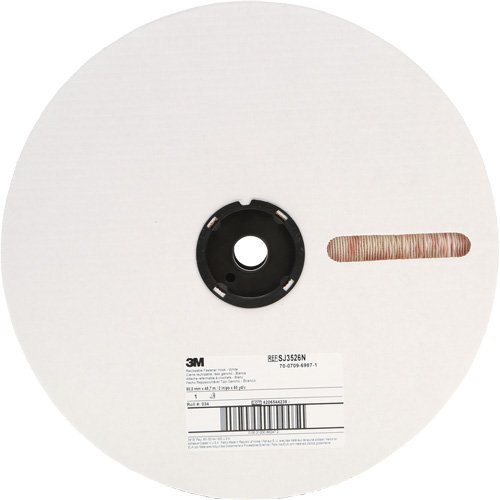 Attache, Boucle, 50 vg x 2", Adh&eacute;sif, Blanc Kelford