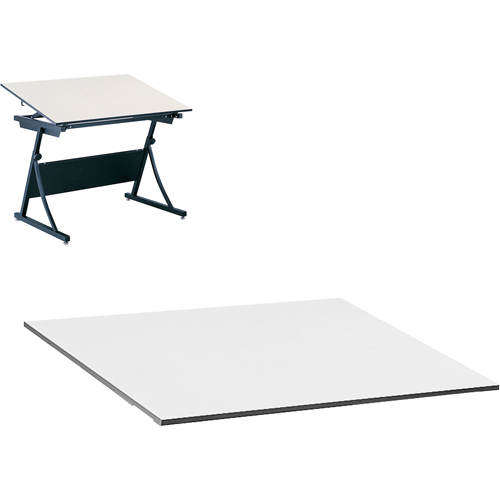 Dessus de table Planmaster, 60" la x 3/4" h, Blanc Kelford