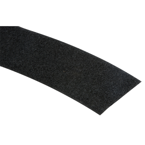 Bande d'attaches, Boucle, 50 vg x 2", Cousu, Noir Kelford