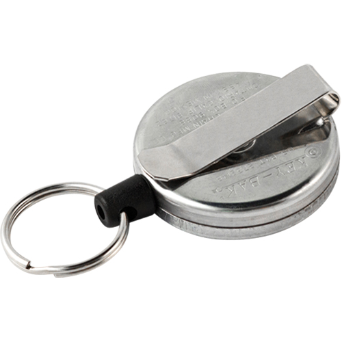 Original Self Retracting Reels #485-HDK, Chrome, 48" Cable, Belt Clip Attachment Kelford