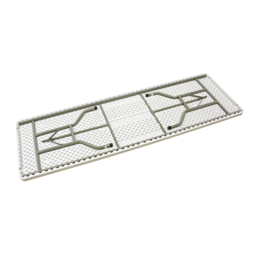 Table pliante, Rectangulaire, 96" l x 30" la, Poly&eacute;thyl&egrave;ne, Blanc Kelford