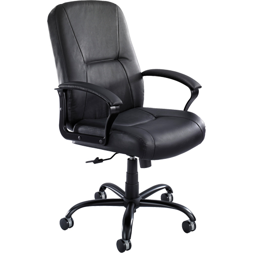Chaises Serenity pour gens grands & costauds, Cuir, Noir, Capacit&eacute; 500 lb Kelford