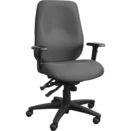 Cierra Ergonomic Chairs, Fabric, Grey, 250 lbs. Capacity Kelford