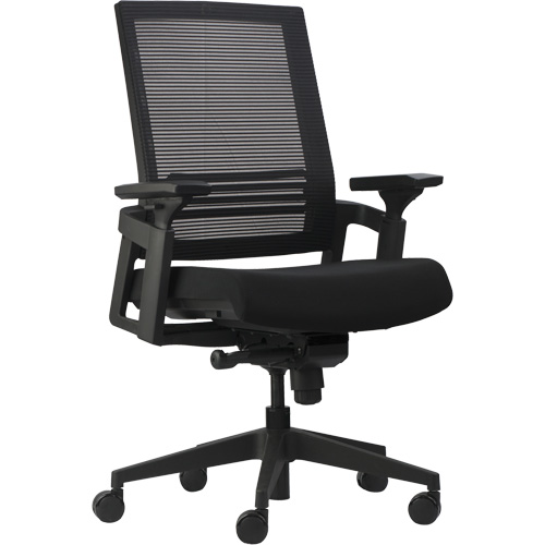 Chaises de bureau A-37 Activ, Mailles, Noir, Capacit&eacute; 275 lb Kelford