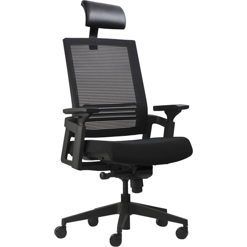 Chaises de bureau A-37 Activ, Mailles, Noir, Capacit&eacute; 275 lb Kelford