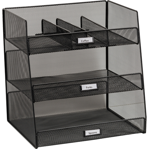 Onyx Break Room Supplies Organizer Kelford