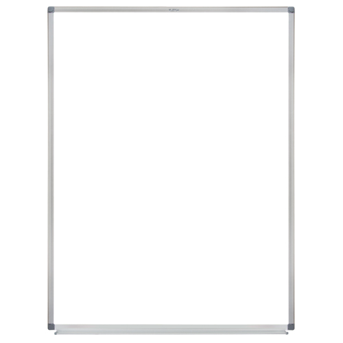 Porcelain Whiteboard, Magnetic, 36" W x 48" H Kelford