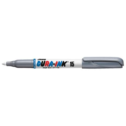 Marqueur permanent Dura-Ink no 15, Fin, Argent Kelford