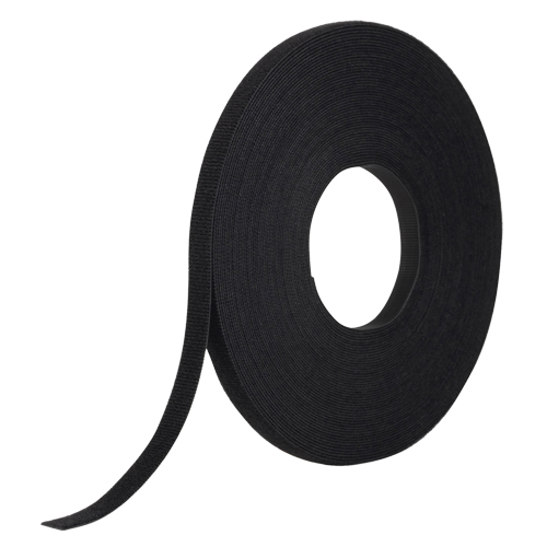 One-Wrap&reg; Fastener Tape, Hook & Loop, 25 yds x 1/2", Self-Grip, Black Kelford