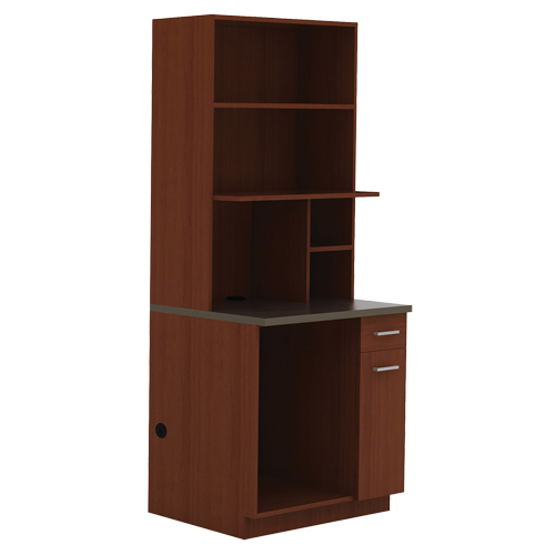 Modular Cabinet, Melamine, 39" H x 36" W x 25" D, Mahogany Kelford