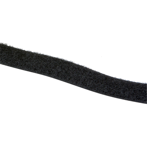 Ruban d'attaches, Boucle, 25 vg x 1", Cousu, Noir Kelford