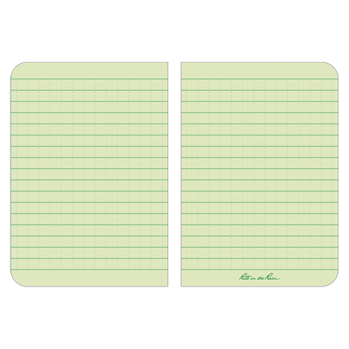 Memo Book, Soft Cover, Green, 112 Pages, 3-1/2" W x 5" L Kelford