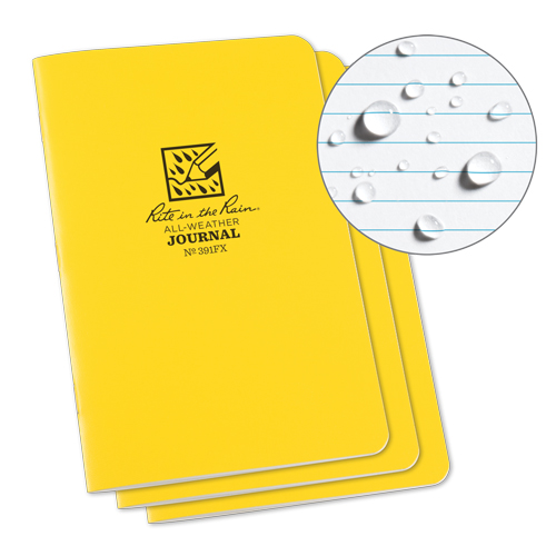 Notebook, Soft Cover, Yellow, 48 Pages, 4-5/8" W x 7" L Kelford