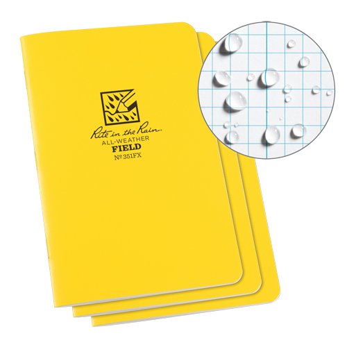 Notebook, Soft Cover, Yellow, 48 Pages, 4-5/8" W x 7" L Kelford