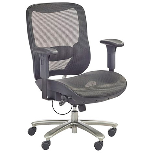 Economical Big & Tall Chair, Mesh, Black, 450 lbs. Capacity Kelford