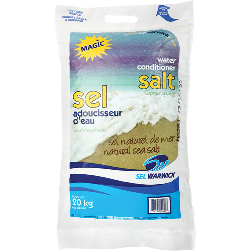 Sel adoucisseur d'eau Magic, 44,1 lb (20 kg), Sac Kelford