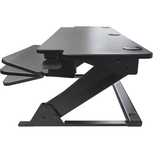 Goya Sit-Stand Workstation, Desktop Unit, 20" H x 42" W x 16" D, Black Kelford