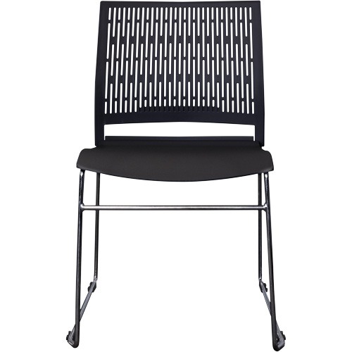 Activ Series Stacking Chairs, Polypropylene, 32-3/8" High, 275 lbs. Capacity, Black Kelford