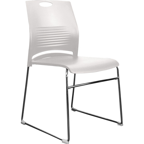 Activ Series Stacking Chairs, Plastic, 23" High, 275 lbs. Capacity, White Kelford