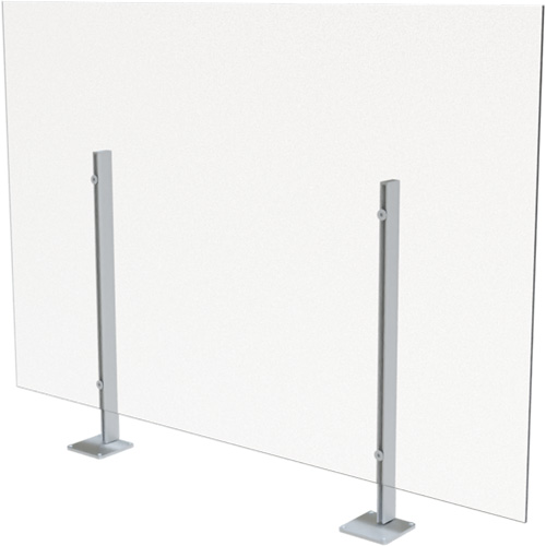 Surface Mount Sneeze Guard, 48" W x 36" H Kelford