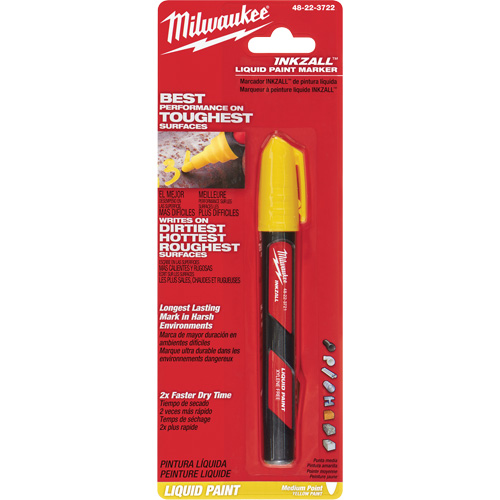Inkzall Paint Marker, Liquid, Yellow Kelford
