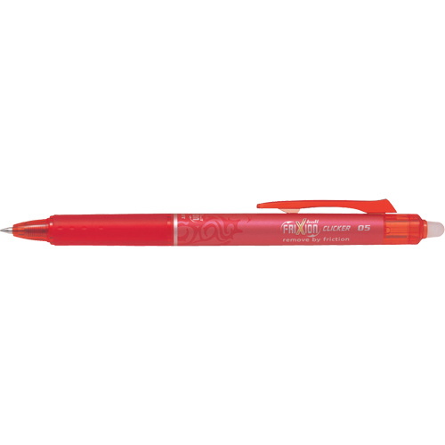 Frixion Point Clicker Pen, Red, 0.5 mm, Retractable Kelford