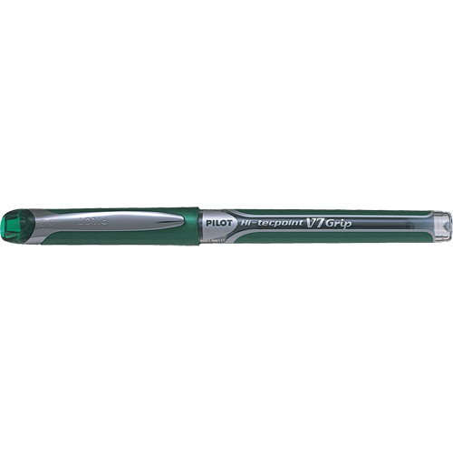 Hi-Tecpoint Grip Pen, Green, 0.7 mm Kelford
