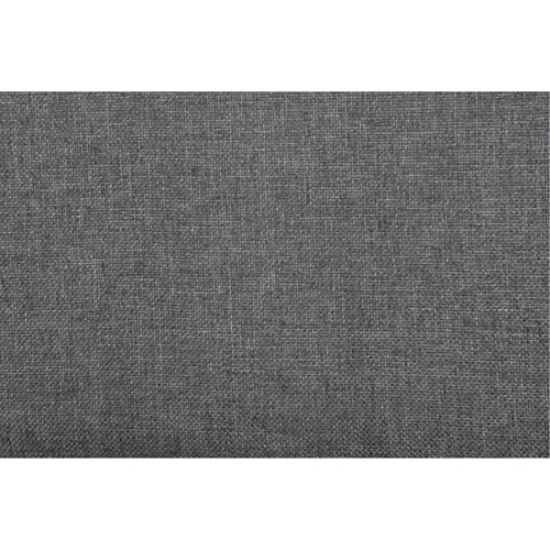 Chaise pliante de luxe en tissu rembourr&eacute;e, Acier, Gris, Capacit&eacute; 300 lb Kelford