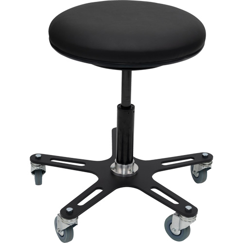 Tabouret Industriel OmniStool, Mobile, Ajustable, 22-1/2", Vinyle Si&egrave;ge Kelford