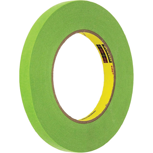 Scotch&reg; Performance Masking Tape 233+, 12 mm (1/2") x 55 m (180'), Green Kelford