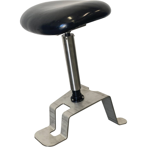 TA200 Sit-Stand Stool, Vinyl, Black, 280 lbs. Capacity Kelford