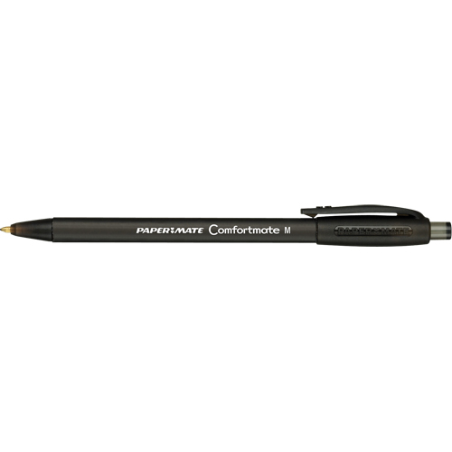 ComfortMate Pen, Black, 1 mm, Retractable Kelford