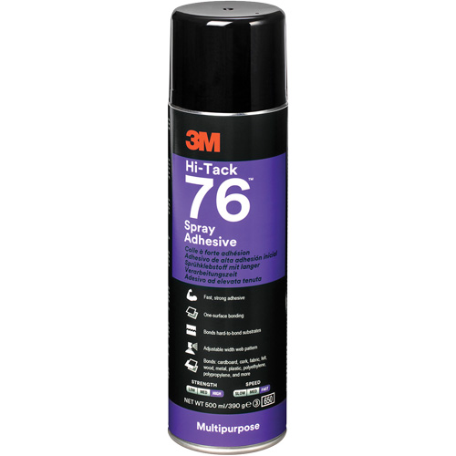 76 High Tack Adhesive, Clear, Aerosol Can Kelford