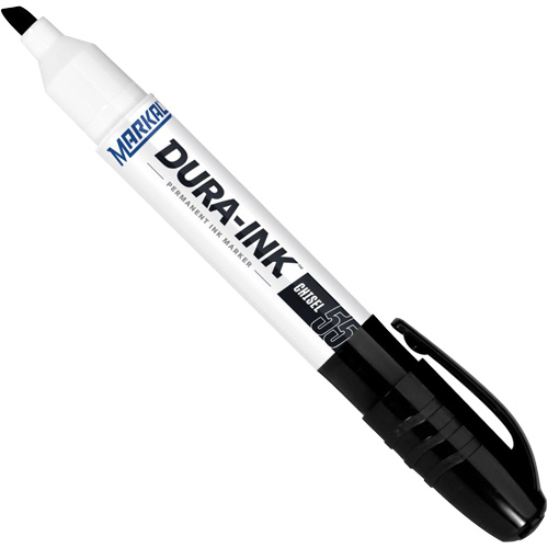 Marqueur permanent Dura-Ink 55, Noir, Pointe Ciseau Kelford