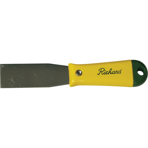 Putty Knife with Plastic Handle, 1-3/16", Carbon Steel Blade Kelford