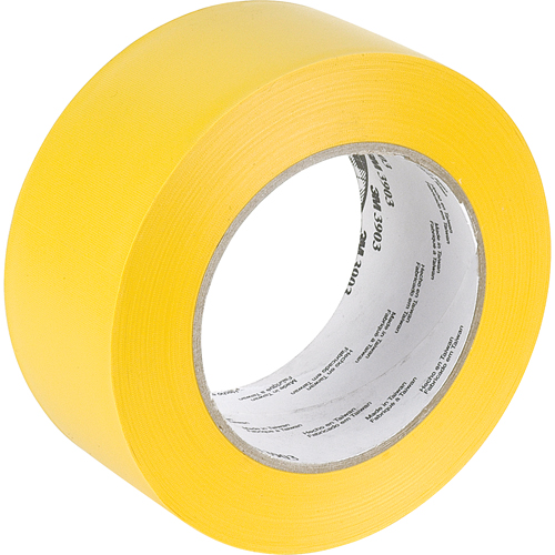 3903 Vinyl Duct Tape, 50 mm (2") W x 45.5 m (149.25') L, 6.3 mils, Yellow Kelford