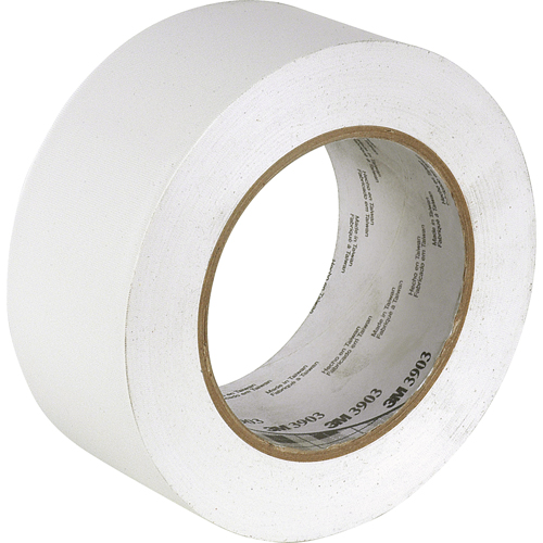 Rubans adh&eacute;sifs en vinyle 3903, 50 mm (2") la x 45,5 m (149,25') lo, 6,3 mils, Blanc Kelford