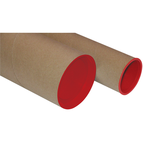 Plug-Seal Mailing Tubes, Round, 2.5" W x 43" L Kelford