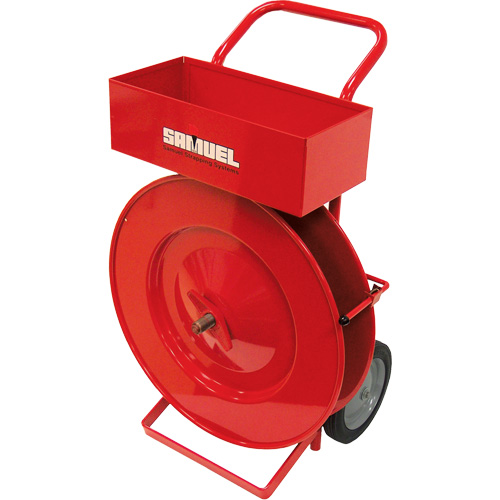 Distributeur de feuillards, Feuillard Polyester/Acier/Polypropyl&egrave;ne, Dia de noyau 16", largeur de rouleau 2,875" Kelford