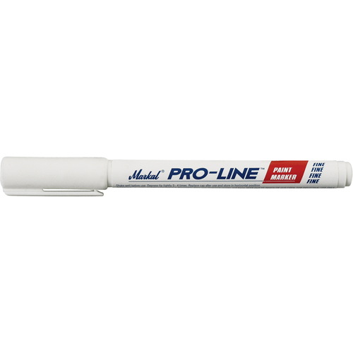 Marqueurs &agrave; peinture fins Pro-Line, Liquide, Blanc Kelford