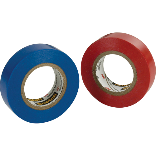 Scotch&reg; 35 Colour Coded Tape, 12.7 mm (1/2") x 20.1 m (66'), Blue, 7 mils Kelford