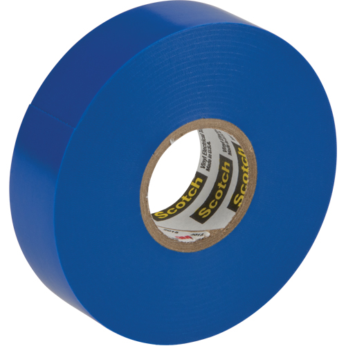 Rubans en vinyle pour codage en couleurs 35 Scotch, 19 mm (3/4") x 20,1 m (66'), Bleu, 7 mils Kelford