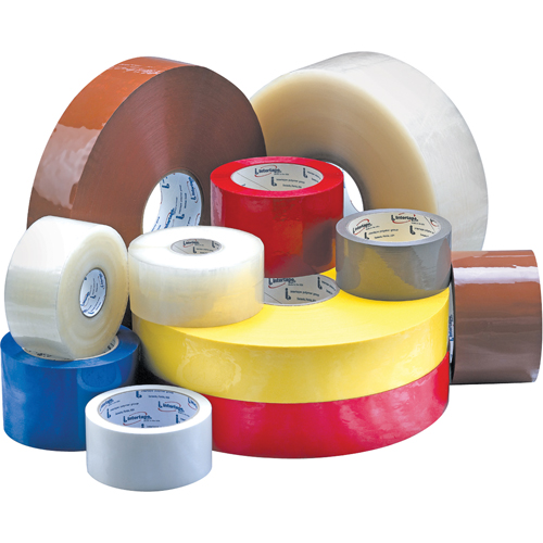 Box Sealing Tape, Acrylic Adhesive, 2.1 mils, 48 mm (1-22/25") x 100 m (328') Kelford