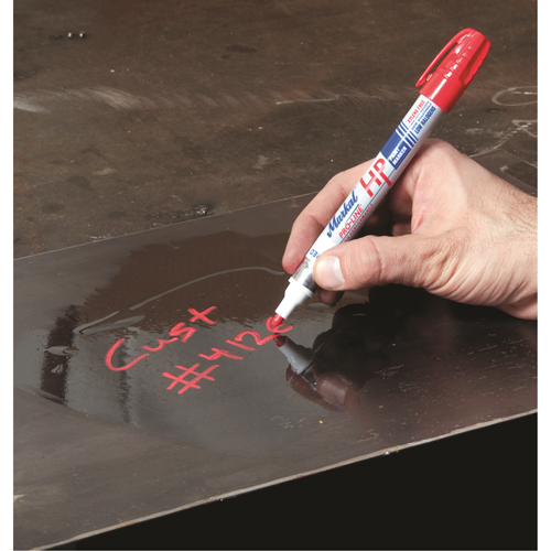 Marqueur pour surfaces huileuses Paint-Riter +, Liquide, Rouge Kelford
