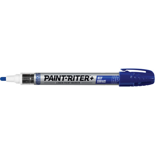 Marqueur pour surfaces huileuses Paint-Riter +, Liquide, Bleu Kelford